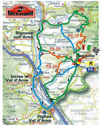 la mappa del percorso