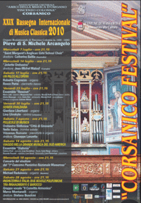 Apertura internazionale per la XXIX edizione del Corsanico Festival