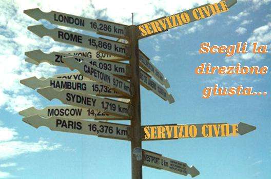 Servizio civile. Scegli la direzione giusta...